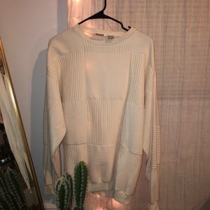 Cream sweater vintage